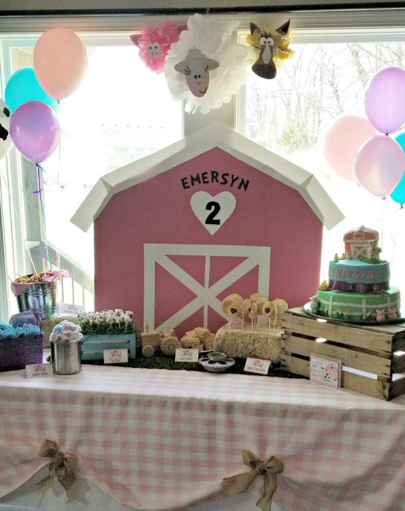 Emmy's 2nd Farm Animal Birthday Party